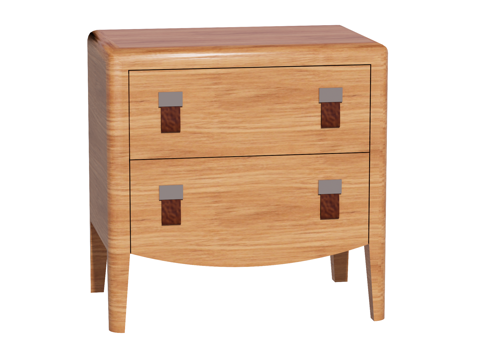  现代床头柜装饰柜角几边几su模型 