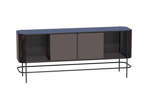  现代电视柜装饰柜su模型 