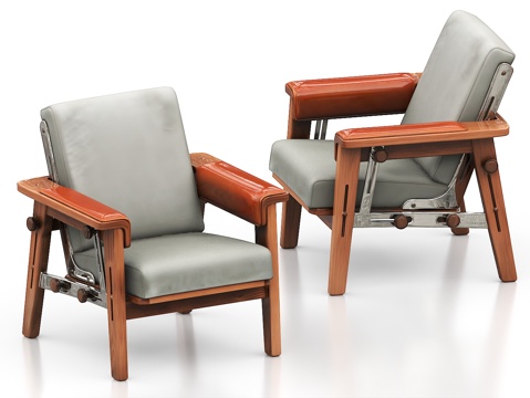  扶手椅 休闲椅 沙发椅 单椅 按摩椅 椅子 单人沙发 阳台椅3d模型 