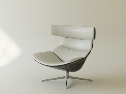  意式轻奢休闲椅3d模型 