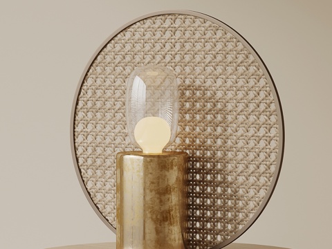  现代小台灯3d模型 