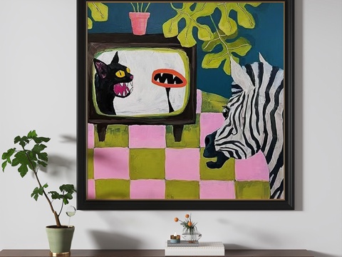  欧式，法式，古典，复古，轻奢，装饰画3d模型 