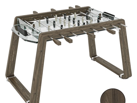  桌式足球3d模型 