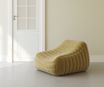  现代奶油懒人沙发3d模型 