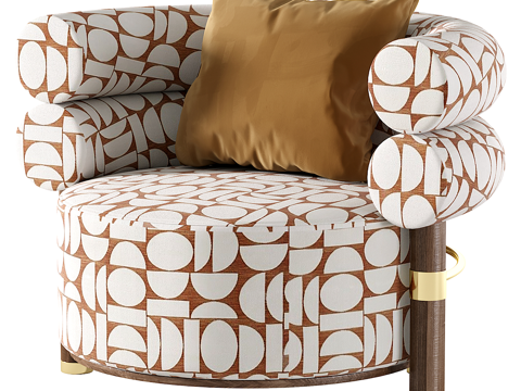  单人沙发3d模型 