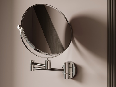 现代卫浴壁镜su模型