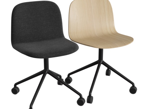  现代北欧办公椅3d模型 