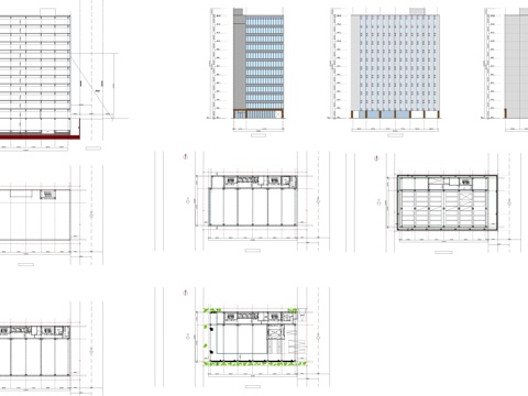 写字楼建筑图纸cad施工图