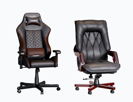  现代办公椅 商务老板椅 电竞椅 旋转游戏椅3d模型 