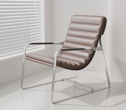  现代意式休闲椅 单人椅3d模型 