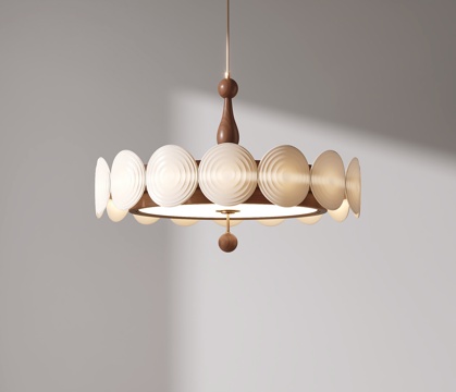  法式吊灯 餐厅吊灯3d模型 