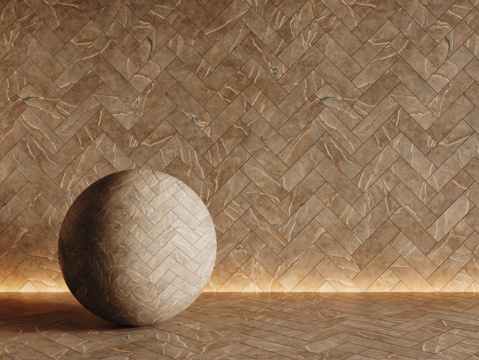  现代人字瓷砖 厨房瓷砖 洗手间瓷砖 地砖 马赛克3d模型 