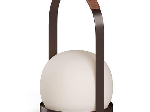  现代意式极简装饰台灯3d模型 