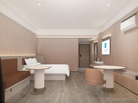  酒店客房大床房商务房汉庭宿舍3d模型 