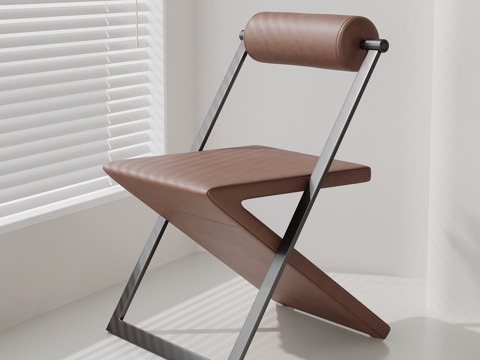  现代意式休闲椅 餐椅 单椅3d模型 