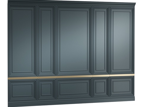  经典墙板 08 经典墙板3d模型 