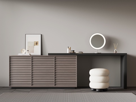  现代意式梳妆台3d模型 