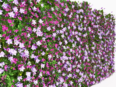 植物墙 花艺背景墙 花朵背景墙 花朵墙 美陈植物墙 婚庆墙su模型