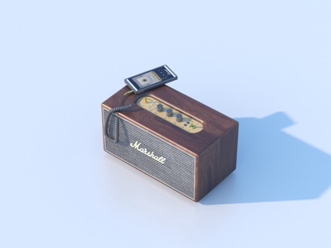  音响 便携式小音响3d模型 