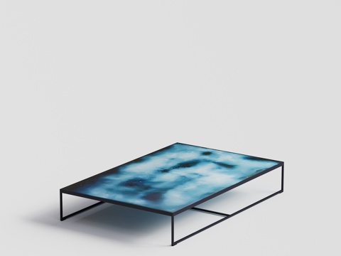  paolalenti 方茶几 陶瓷茶几组合3d模型 