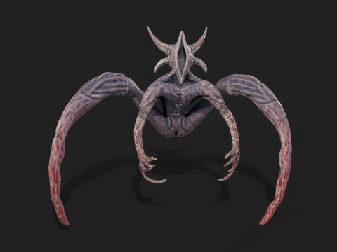  恐怖生物 怪物 异形 恶魔 游戏角色 妖怪 魔王 变异生物3d模型 