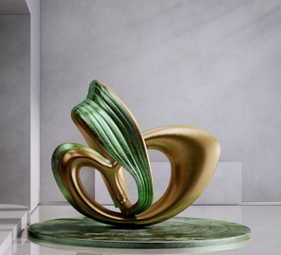  现代雕塑摆件3d模型 