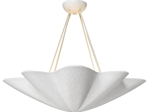  现代侘寂陶制装饰吊灯3d模型 