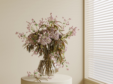 现代花瓶摆件su模型