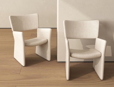 现代餐椅 现代单椅su模型