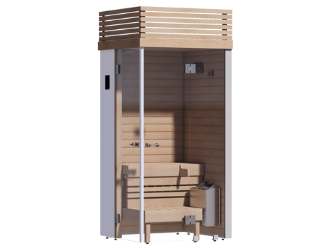 桑拿SPA 桑拿房 家装工装su模型