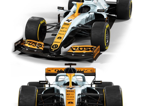  现代F1方程式赛车3d模型 