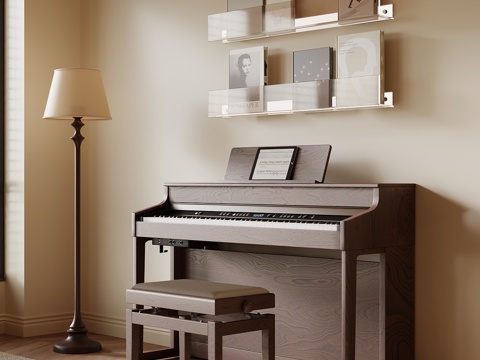 中古风钢琴su模型