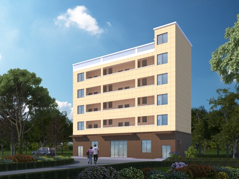 建筑宿舍楼施工图cadcad施工图