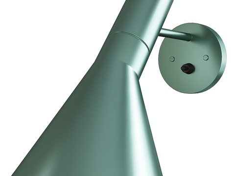  现代极简金属壁灯3d模型 