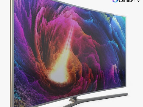  三星SUHD 4K曲面智能电视JS95023d模型 