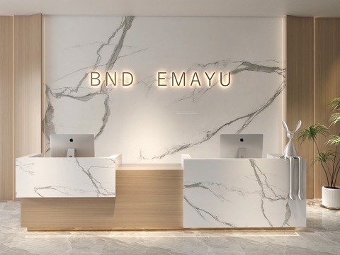  前台收银台 酒店前台 办公前台  民宿前台 美容院前台3d模型 