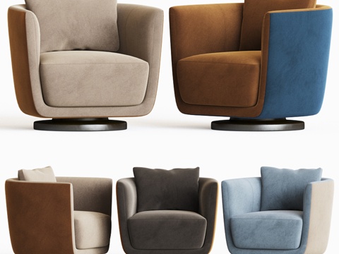  蔻依·朱莉扶手椅3d模型 