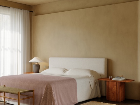  中古卧室3d模型 