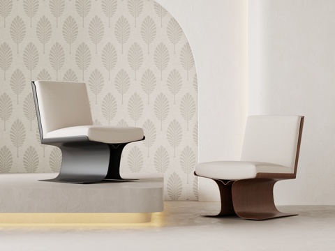 法式复古单人沙发 休闲沙发 现代单人沙发su模型