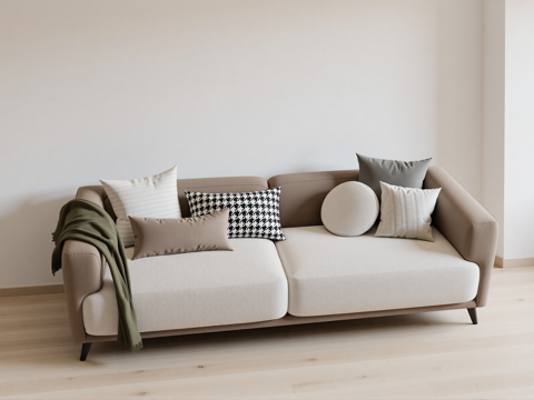 现代沙发su模型