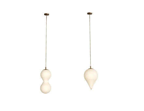  现代吊灯 床头吊灯3d模型 