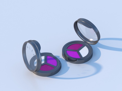  化妆品 护肤品 美妆产品 腮红 粉饼3d模型3d模型 