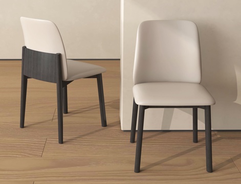  现代餐椅 现代单椅3d模型 