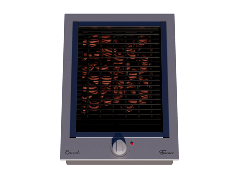 商用厨房设备 烤炉su模型