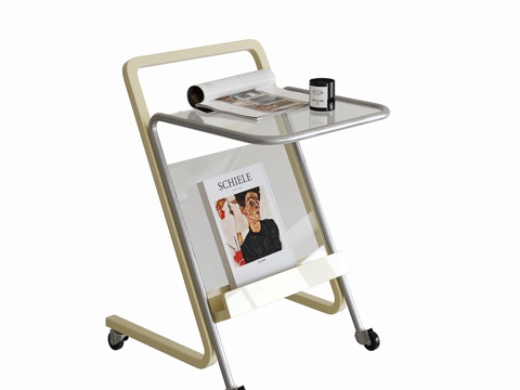 现代中古边几3d模型