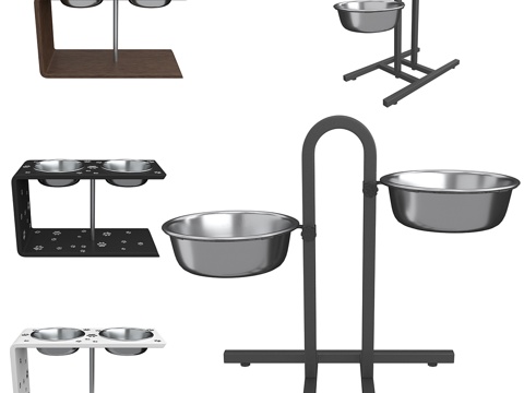  宠物碗 宠物用品3d模型 