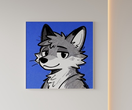  现代卡通装饰画3d模型 