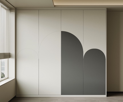  现代衣柜 成品衣柜3d模型 