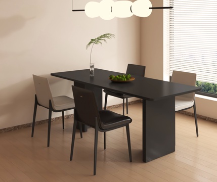  现代餐桌椅组合3d模型 