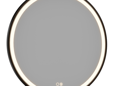  现代简约镜子 圆形镜子 装饰镜子3d模型 